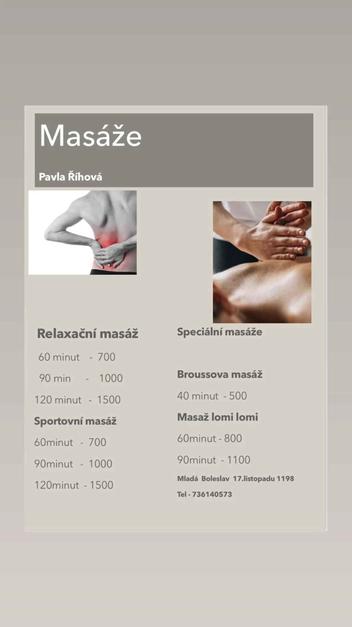 Masáže Pavla Říhová - obrázek 4