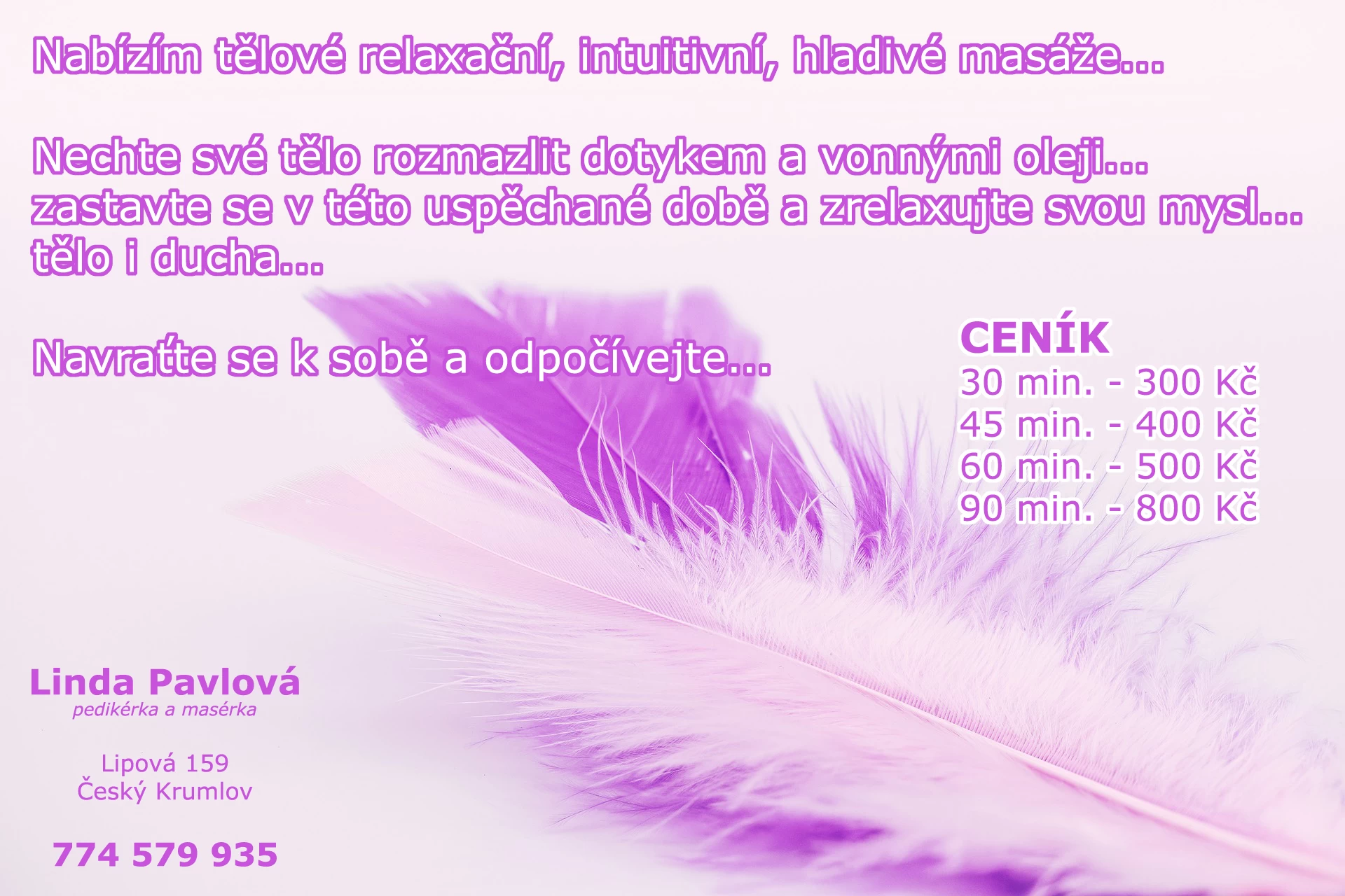 Pedikúra a masáže Linda Pavlová - obrázek 2