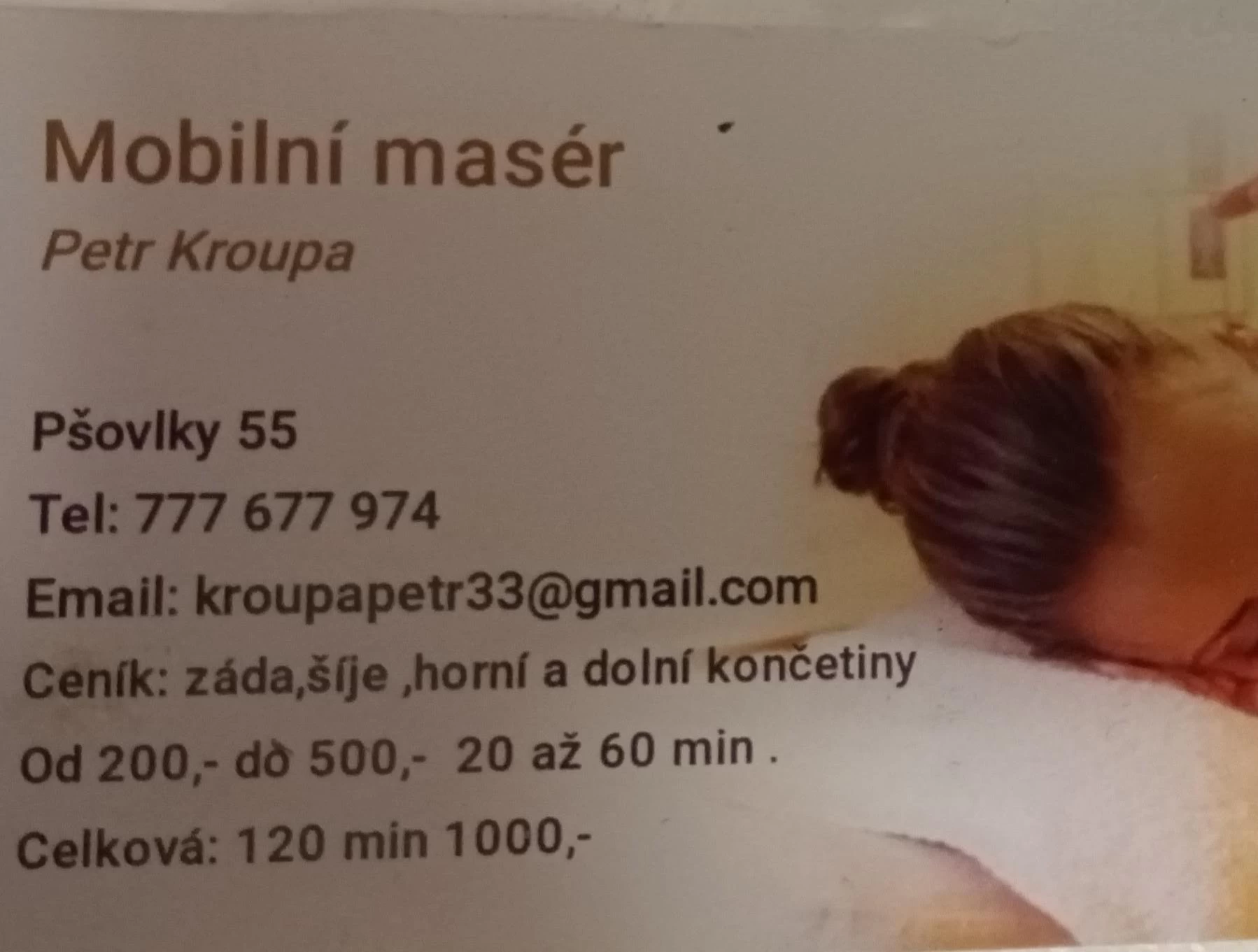 Masáže - Petr Kroupa - obrázek 3